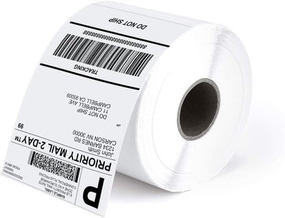 ASprink 4''x6'' Thermal Shipping Address Labels - Thermal Shipping Labels 4''x6'' for Label Printer - Address Label Paper Compatible with MUNBYN, Rollo, and Other Thermal Printer, 1 Pack(100 Roll/Pack)