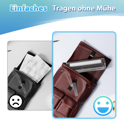 ASprink Thermische Printer, M832 Draadloze Draagbare Printer voor US Letter/A4/110MM/80MM/54MM Thermisch Papier, Draagbare Inktloze Printer voor Android en iOS - Zwart